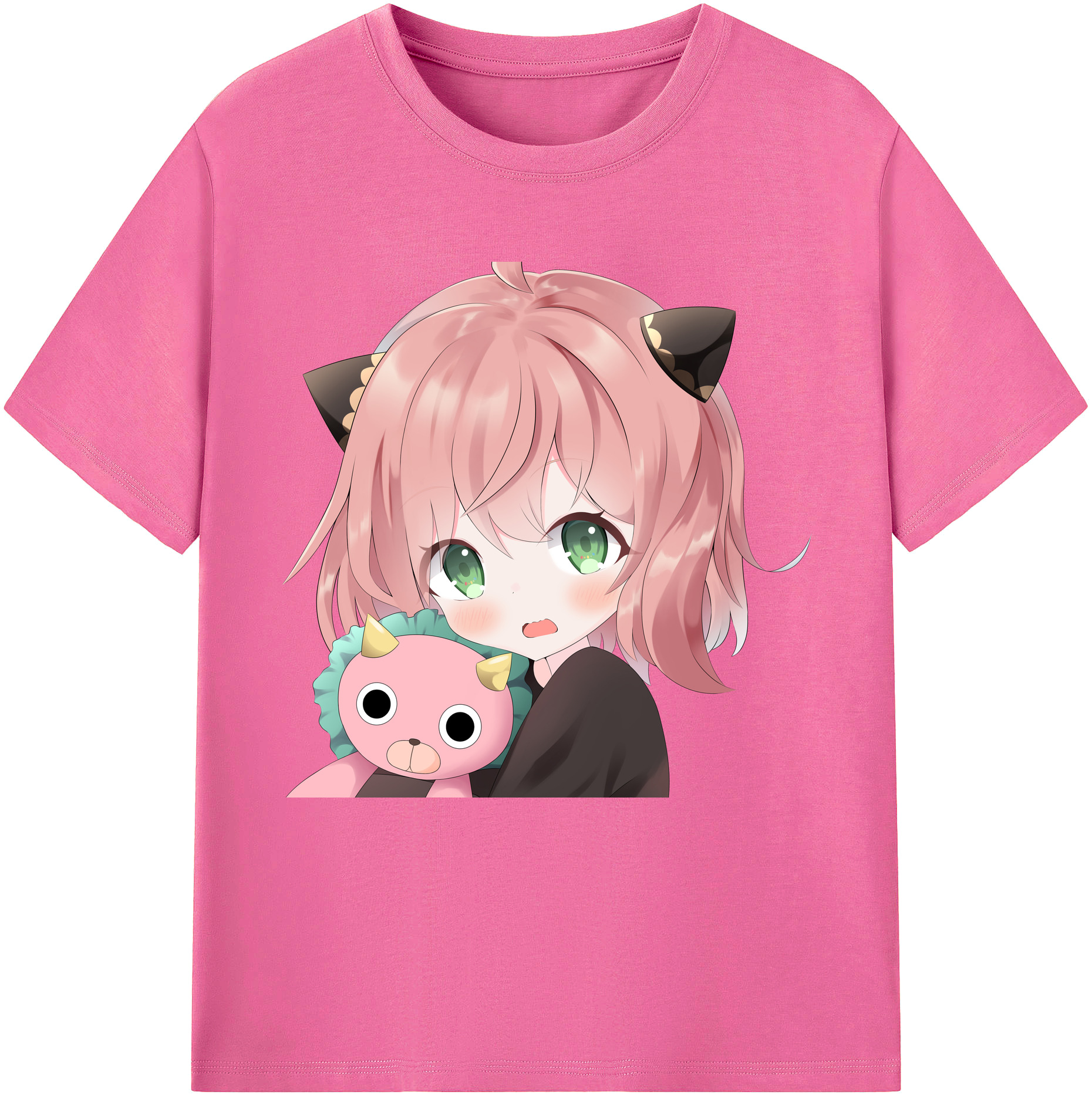 （画像用） SPY×FAMILY间谍家家酒 レディースカジュアルプリントTシャツ（綿100％）